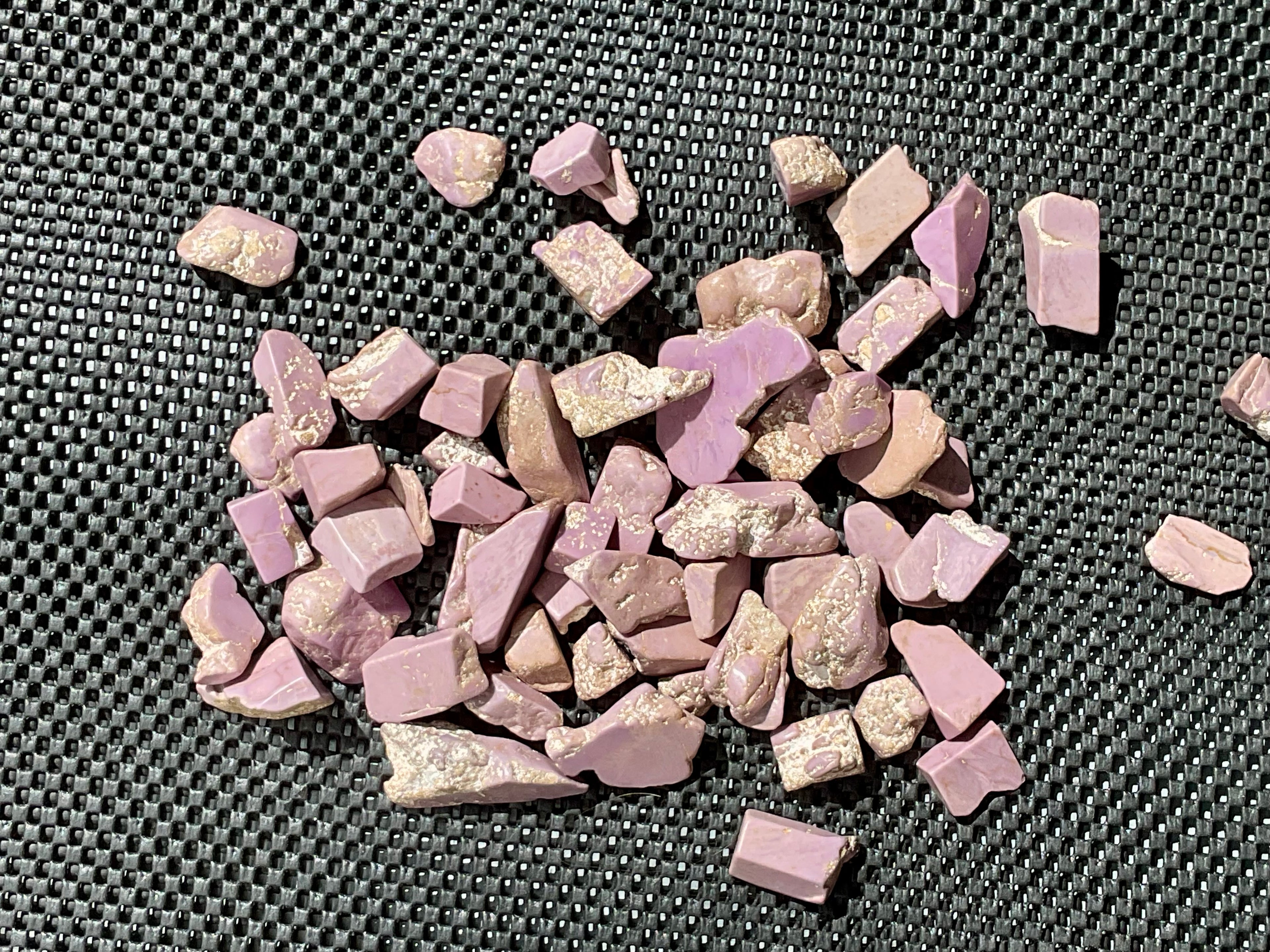 Phosphosiderite One Side Polished Small Pieces Pack