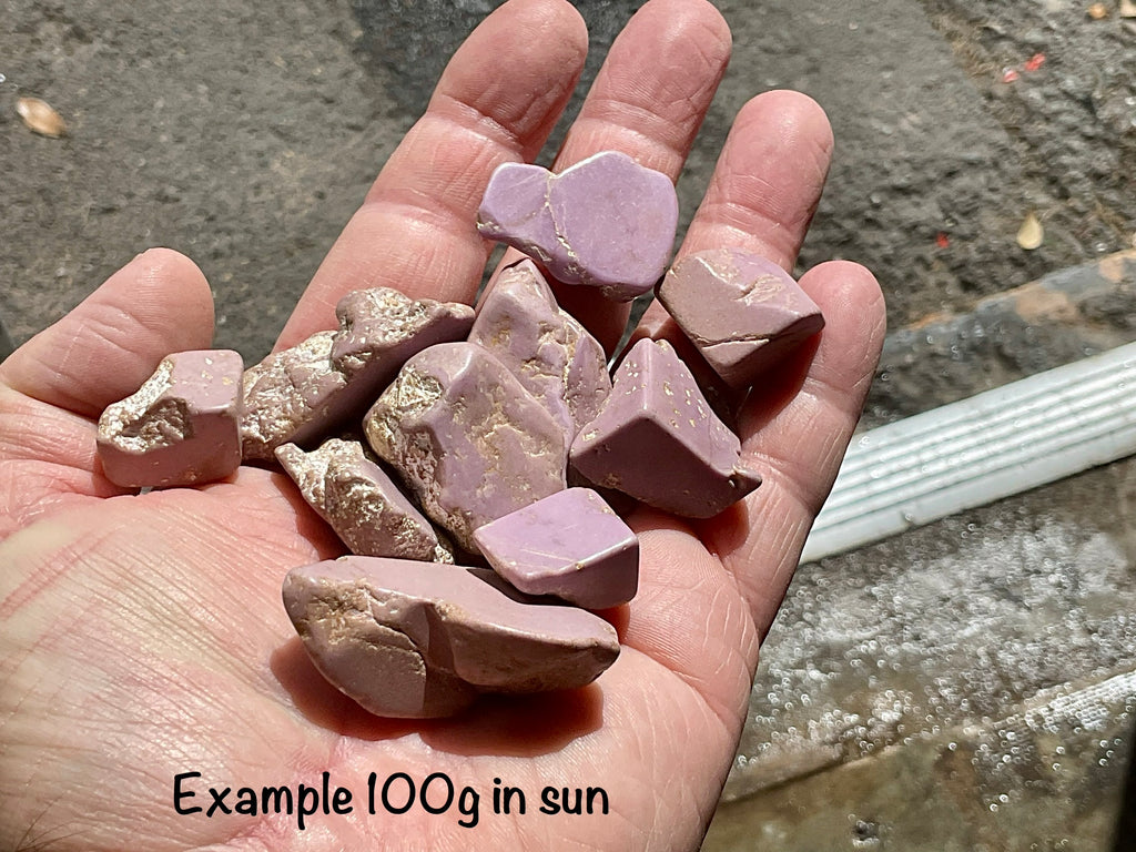 Phosphosiderite One Side Polished Small Pieces Pack