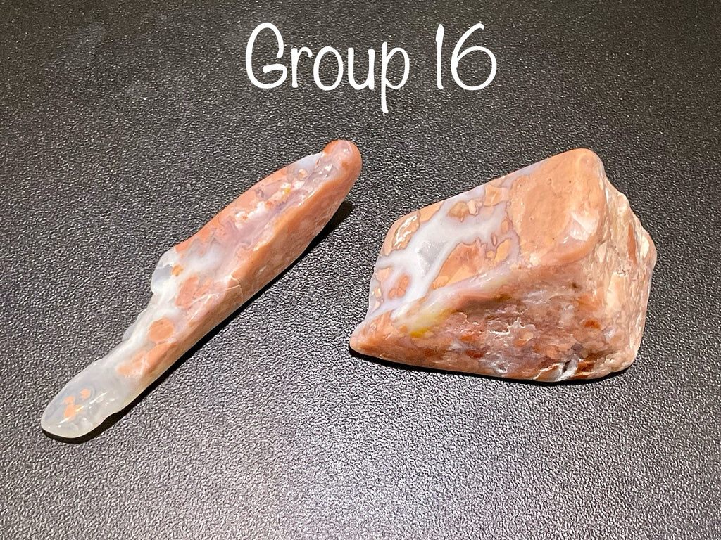 56g “Cotton Candy” Agate Pair 16