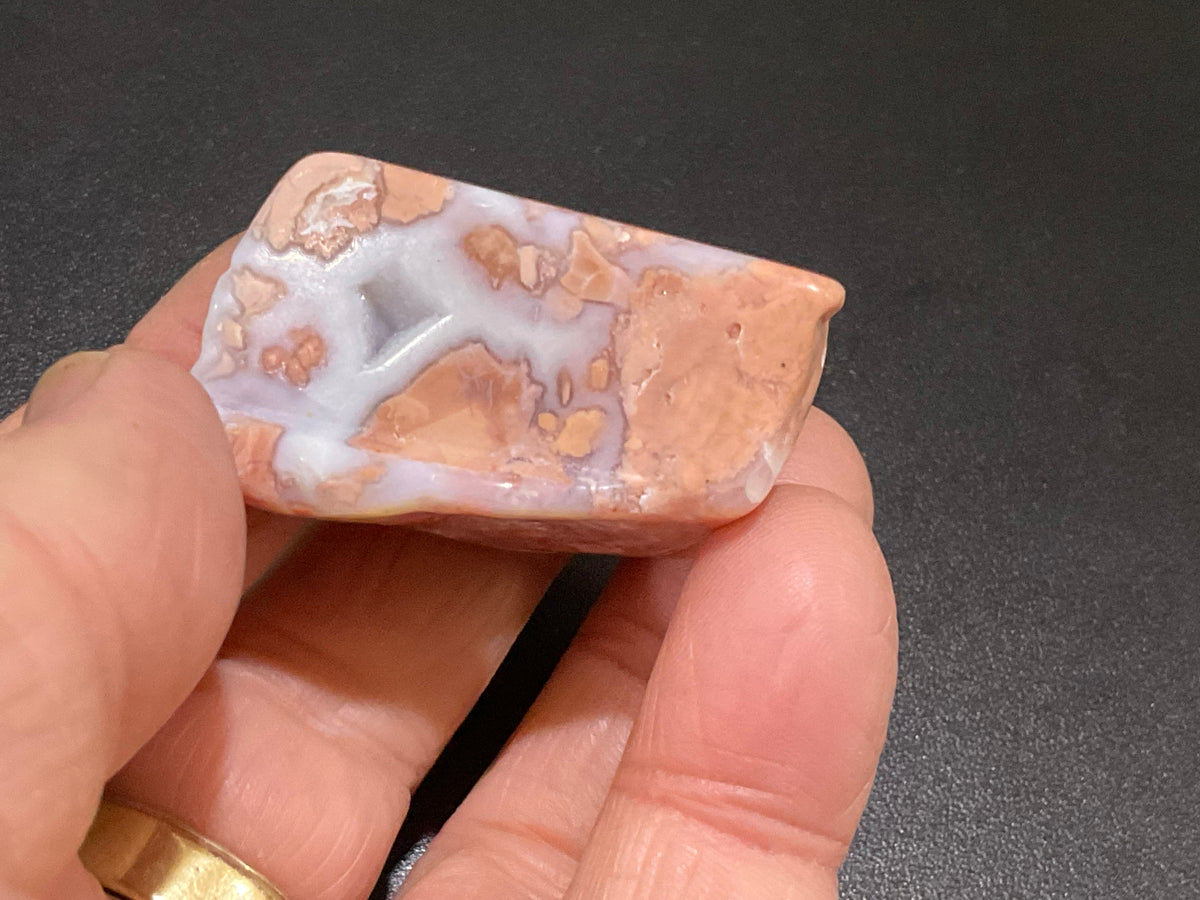 56g “Cotton Candy” Agate Pair 16