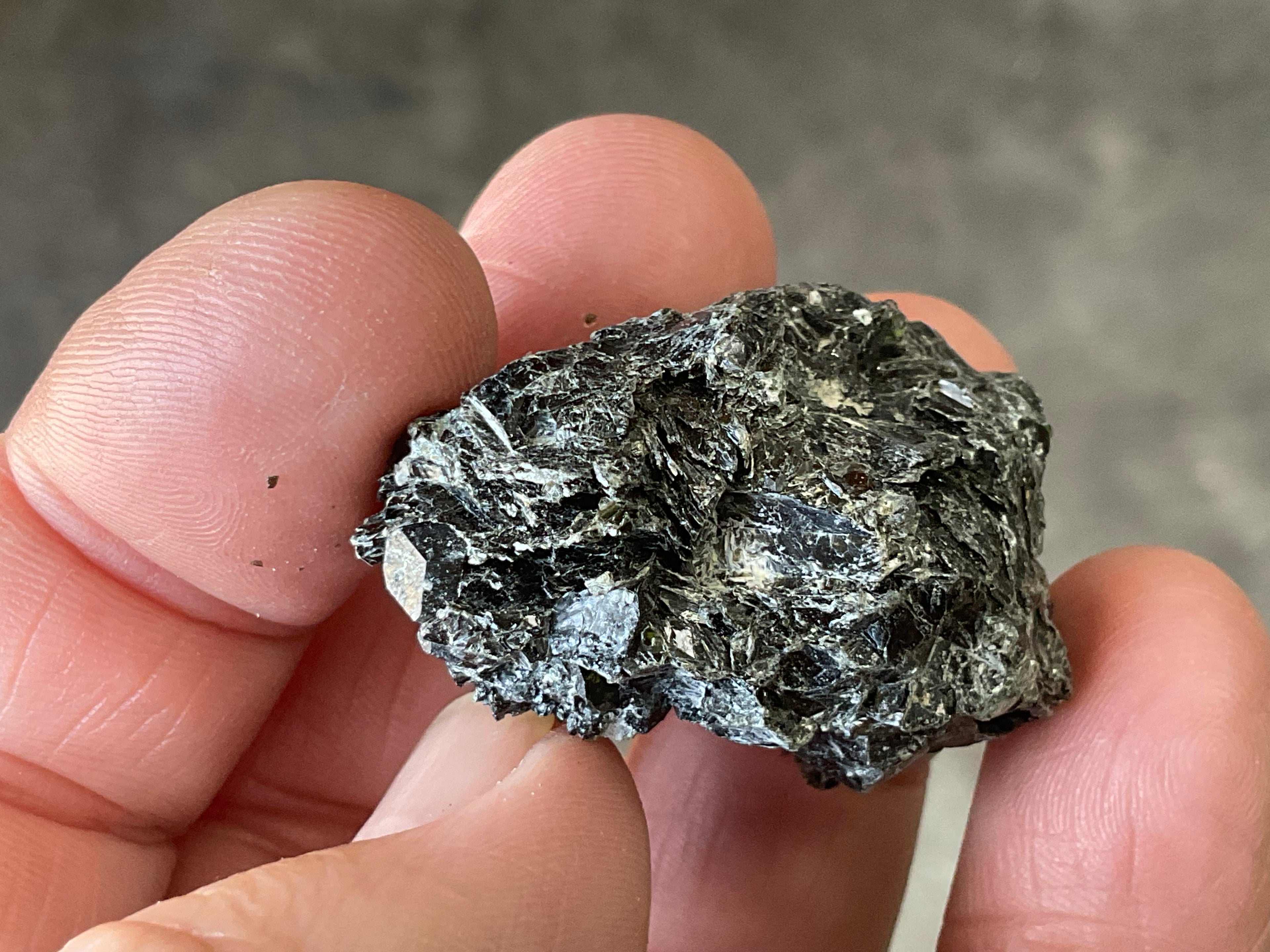 22g Black Dravite in Matrix Specimen 1A from Yinnietharra Western Australia