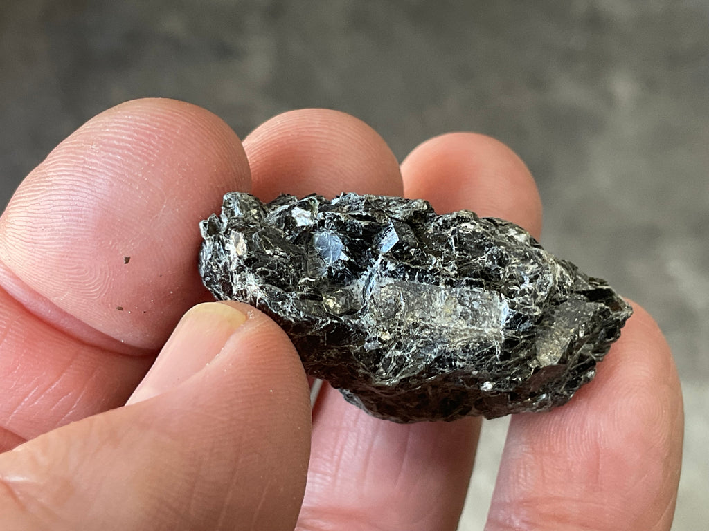 22g Black Dravite in Matrix Specimen 1A from Yinnietharra Western Australia