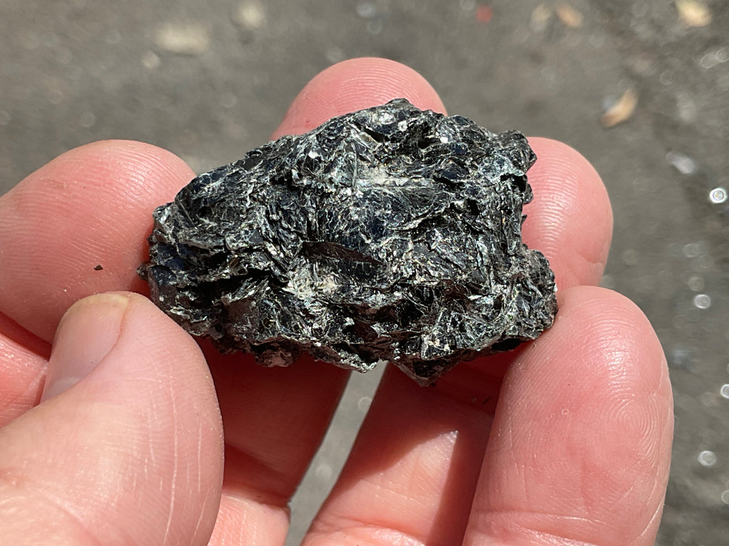 22g Black Dravite in Matrix Specimen 1A from Yinnietharra Western Australia