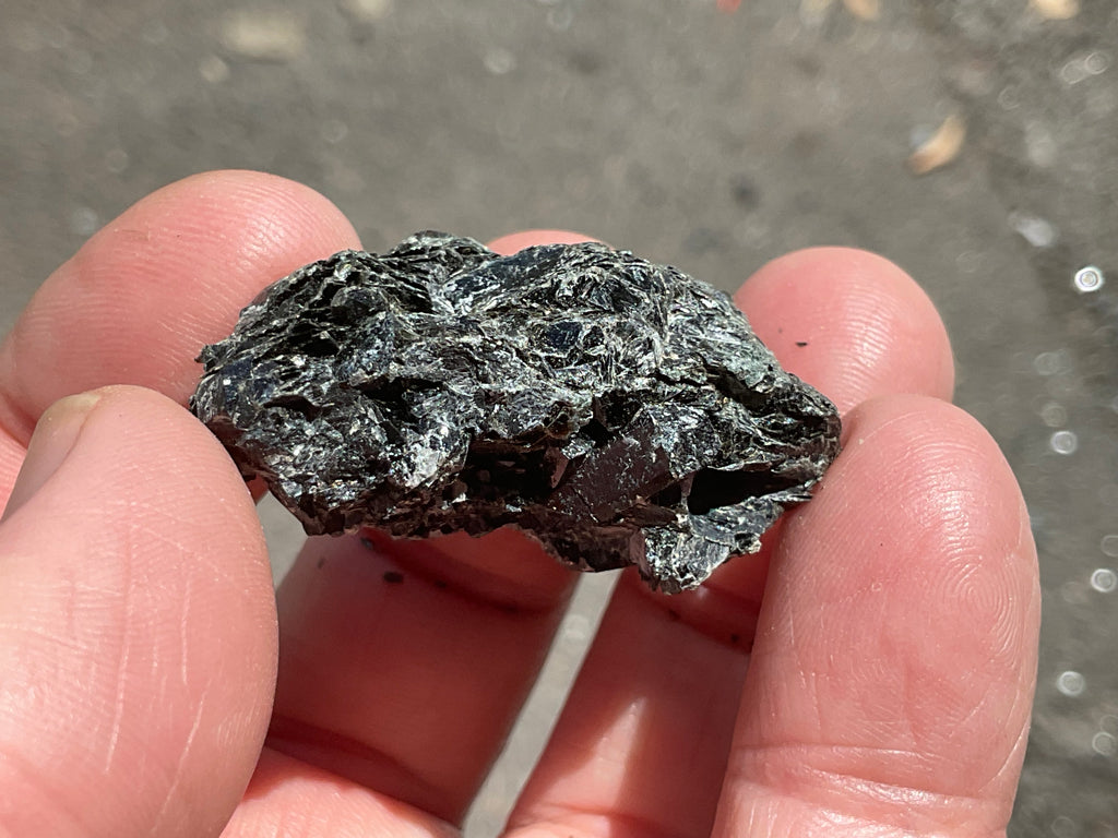 22g Black Dravite in Matrix Specimen 1A from Yinnietharra Western Australia