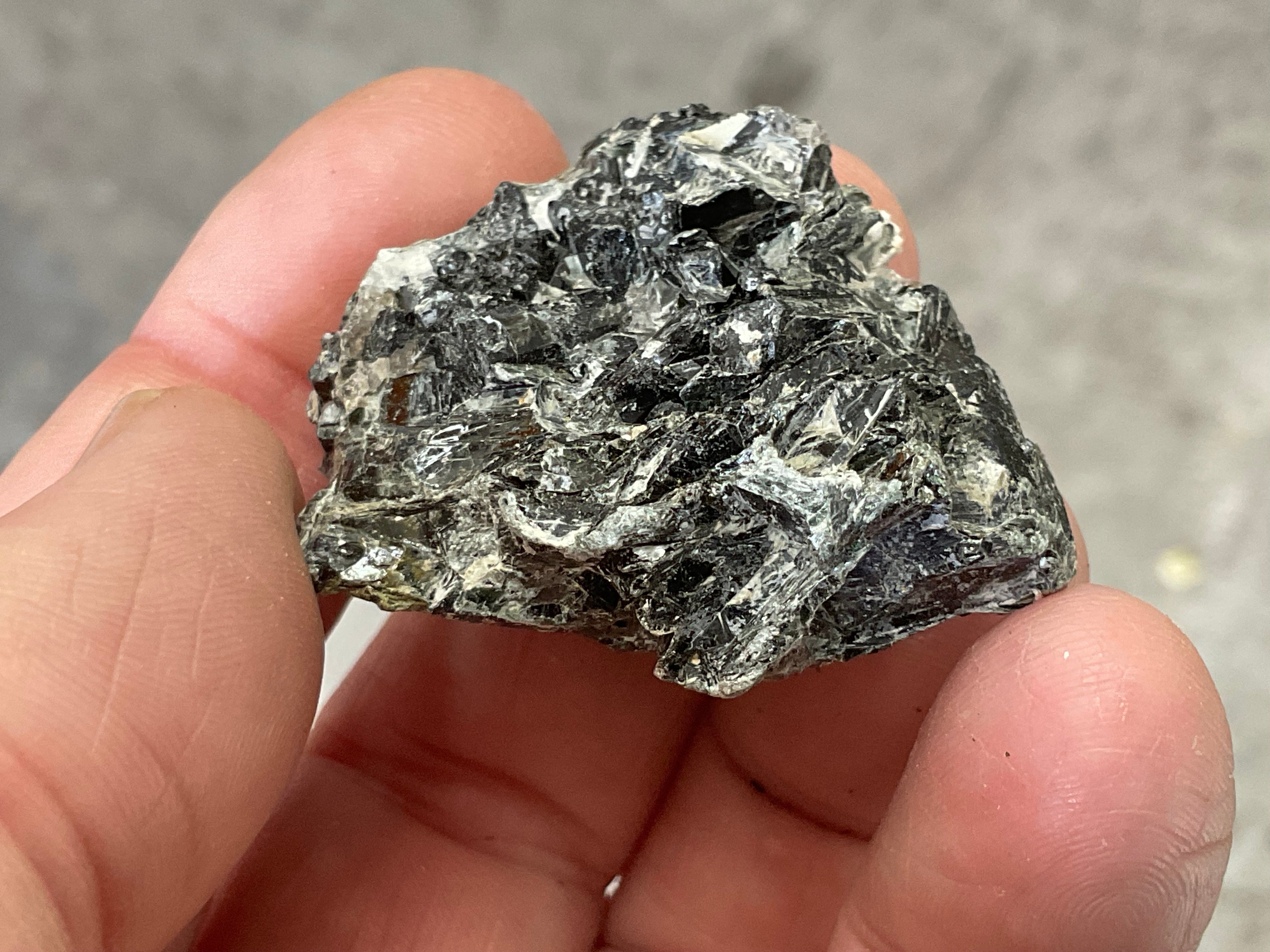 26g Black Dravite in Matrix Specimen 1B from Yinnietharra Western Australia
