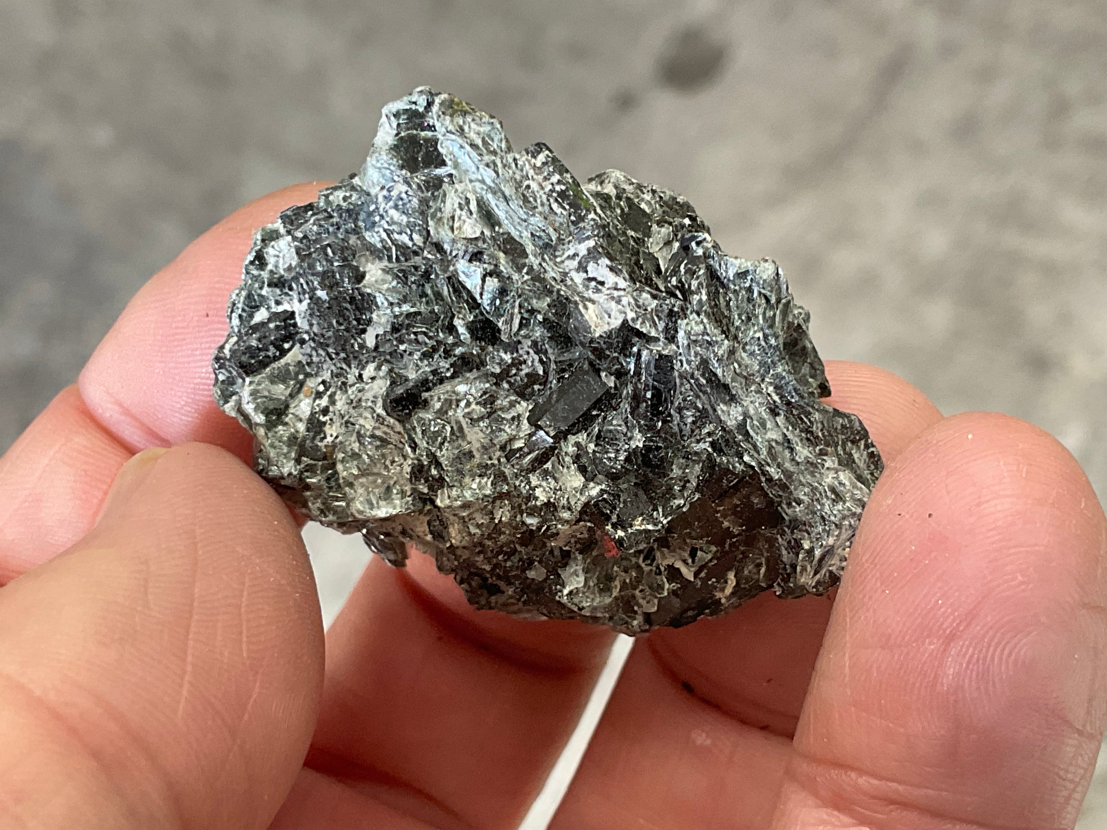 26g Black Dravite in Matrix Specimen 1B from Yinnietharra Western Australia