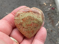 53g Unakite Heart 5A