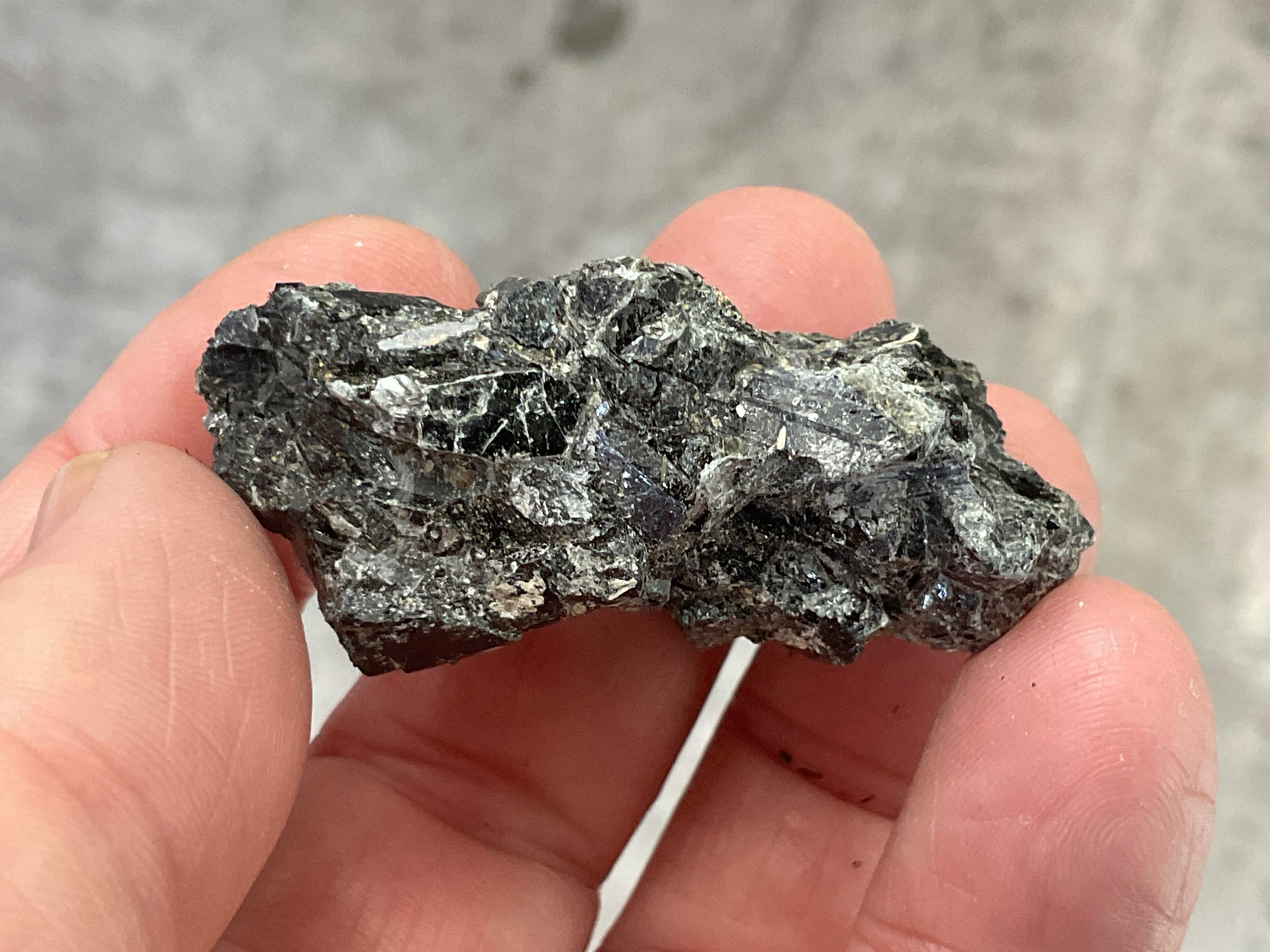 26g Black Dravite in Matrix Specimen 1C from Yinnietharra Western Australia