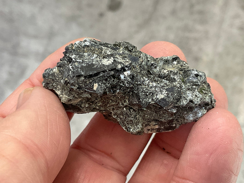 26g Black Dravite in Matrix Specimen 1C from Yinnietharra Western Australia