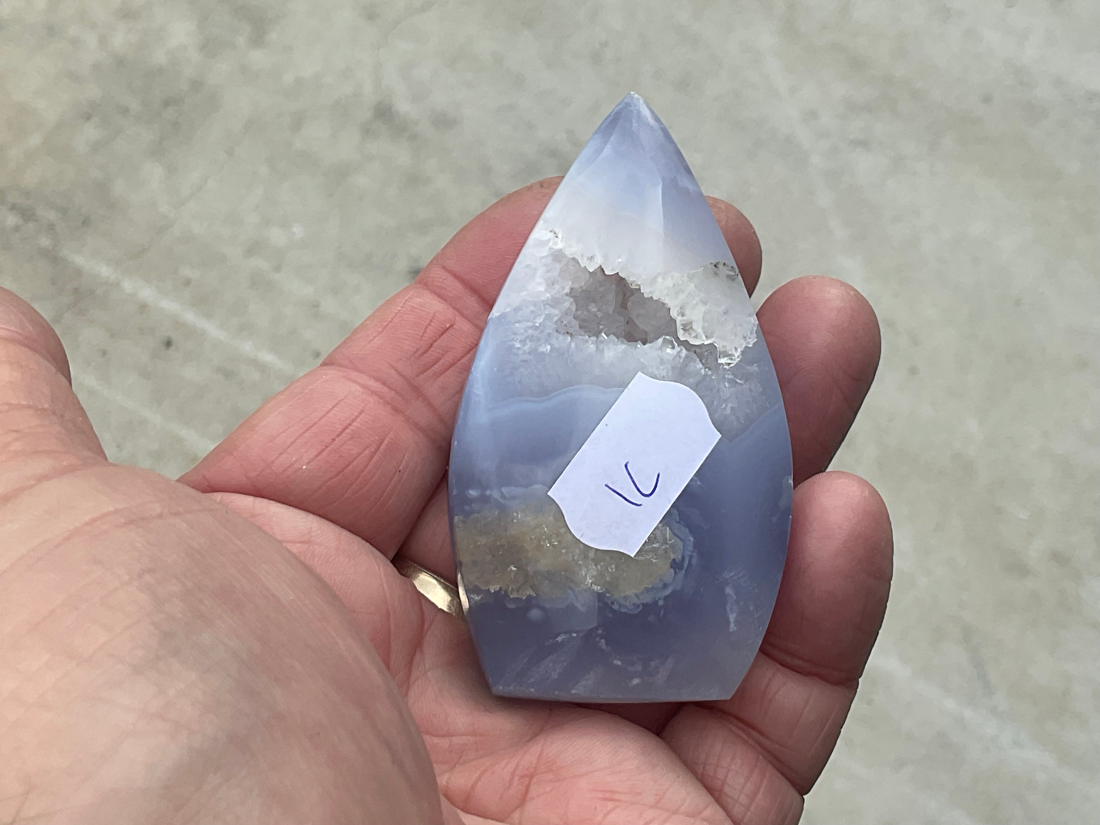 82g Blue Lace Agate Freeform 1C