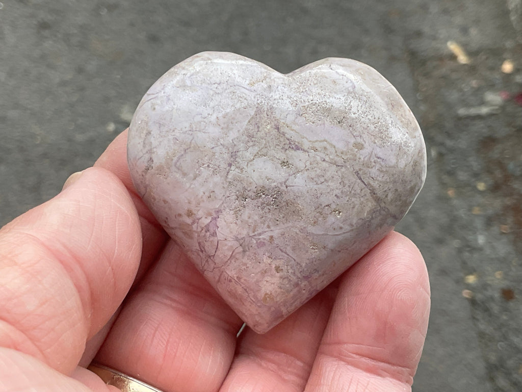 65g Phosphosiderite Heart A