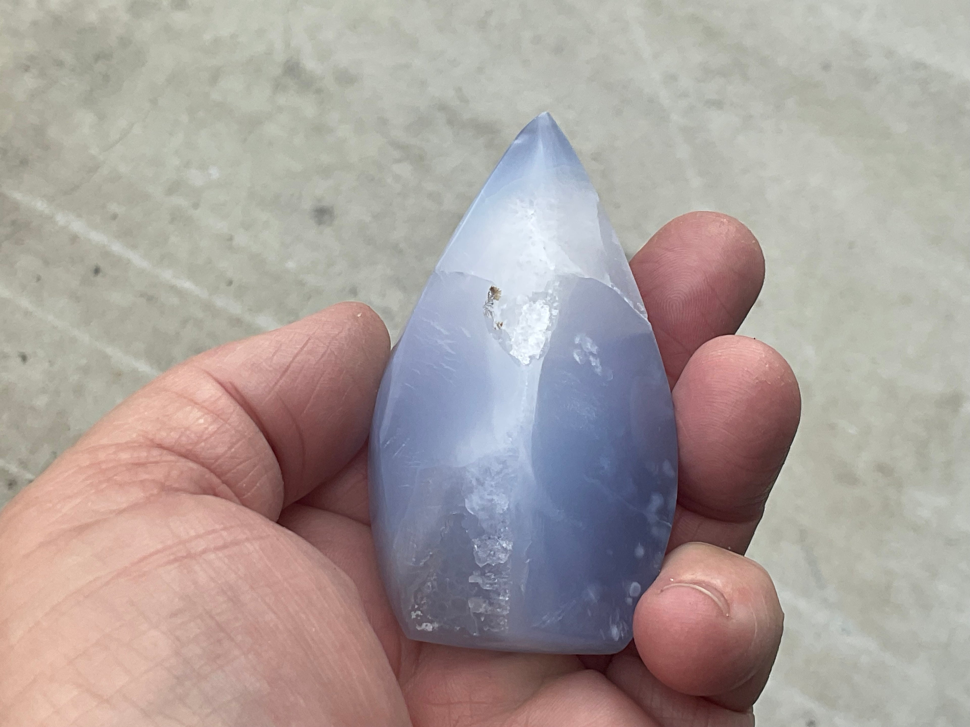 82g Blue Lace Agate Freeform 1C