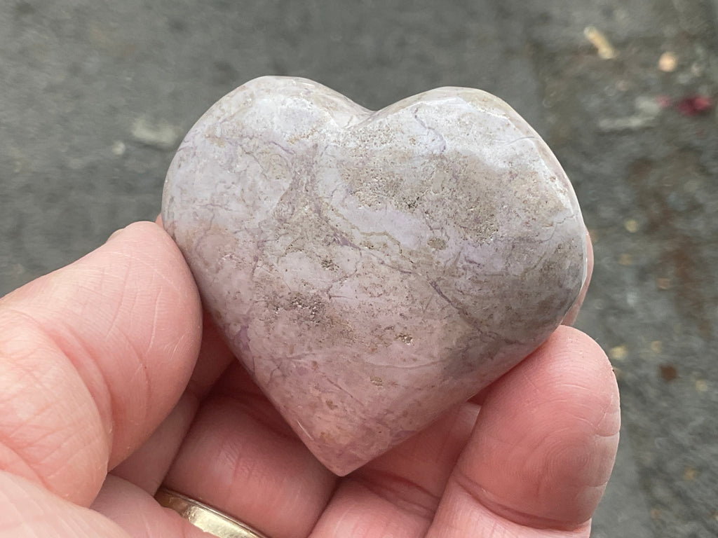 65g Phosphosiderite Heart A