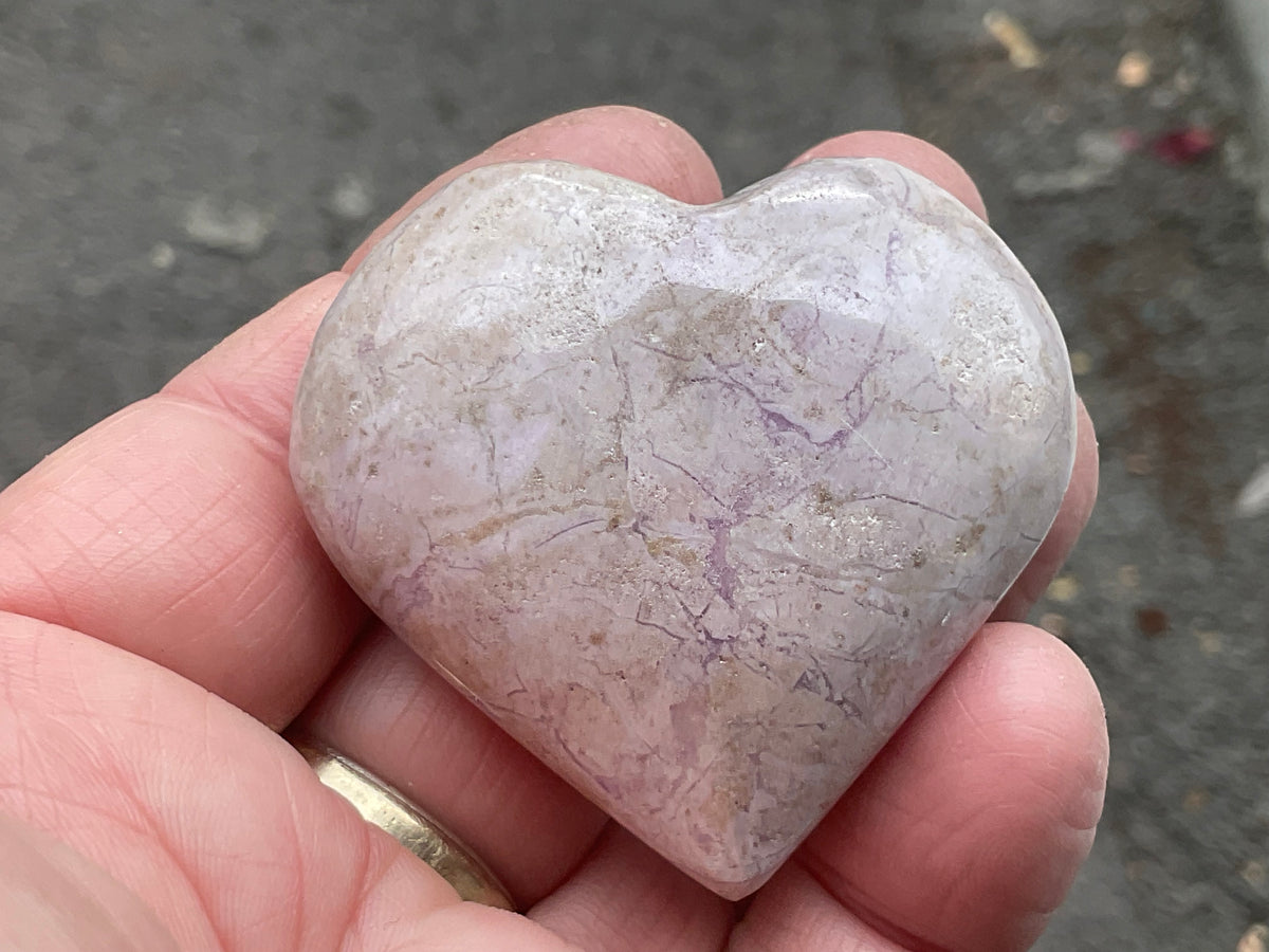 65g Phosphosiderite Heart A