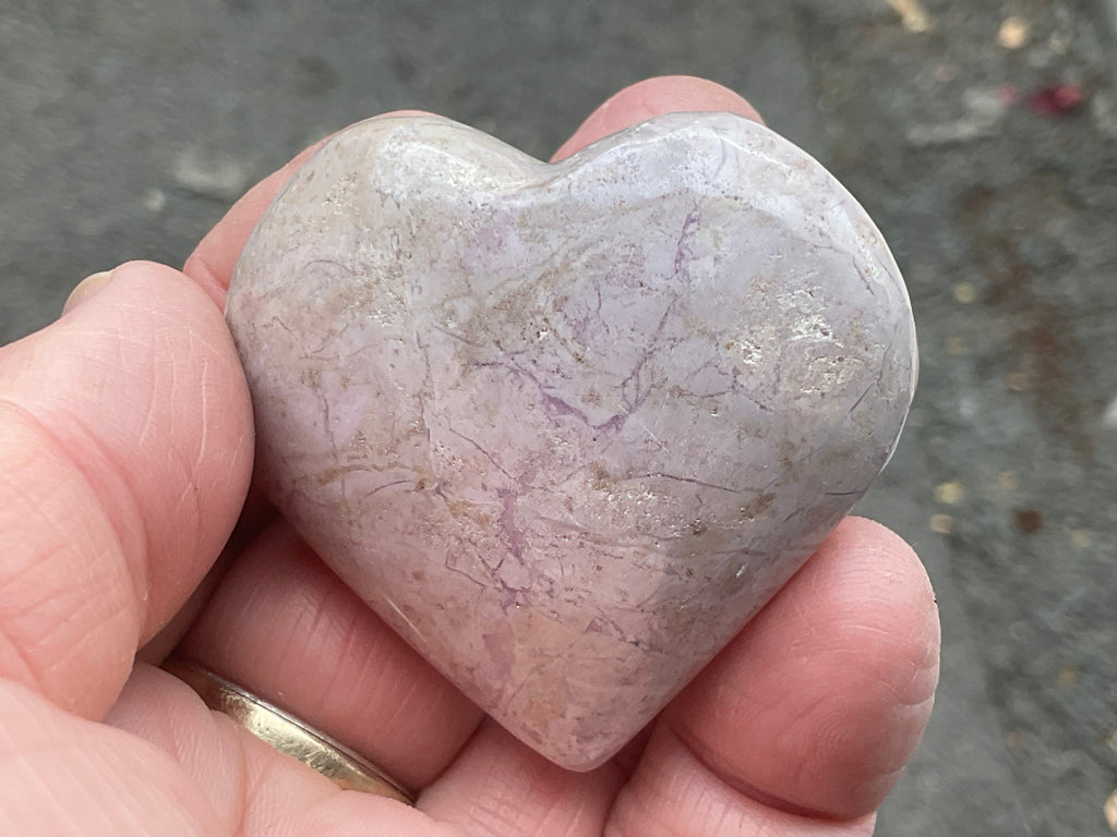 65g Phosphosiderite Heart A