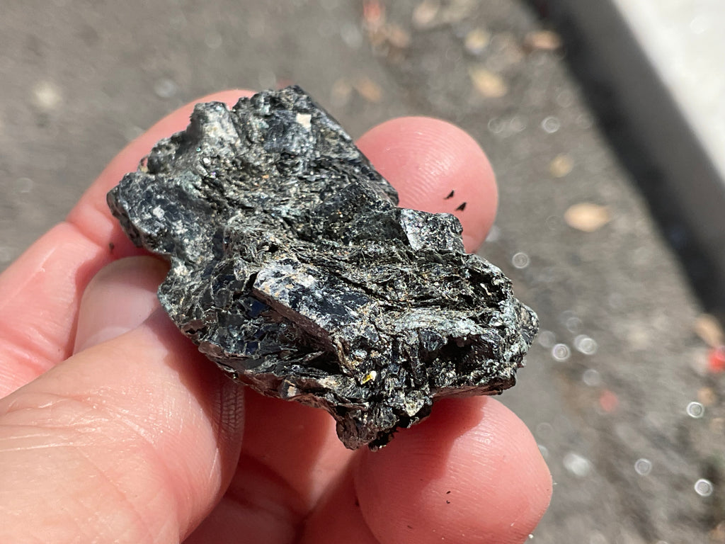 26g Black Dravite in Matrix Specimen 1C from Yinnietharra Western Australia
