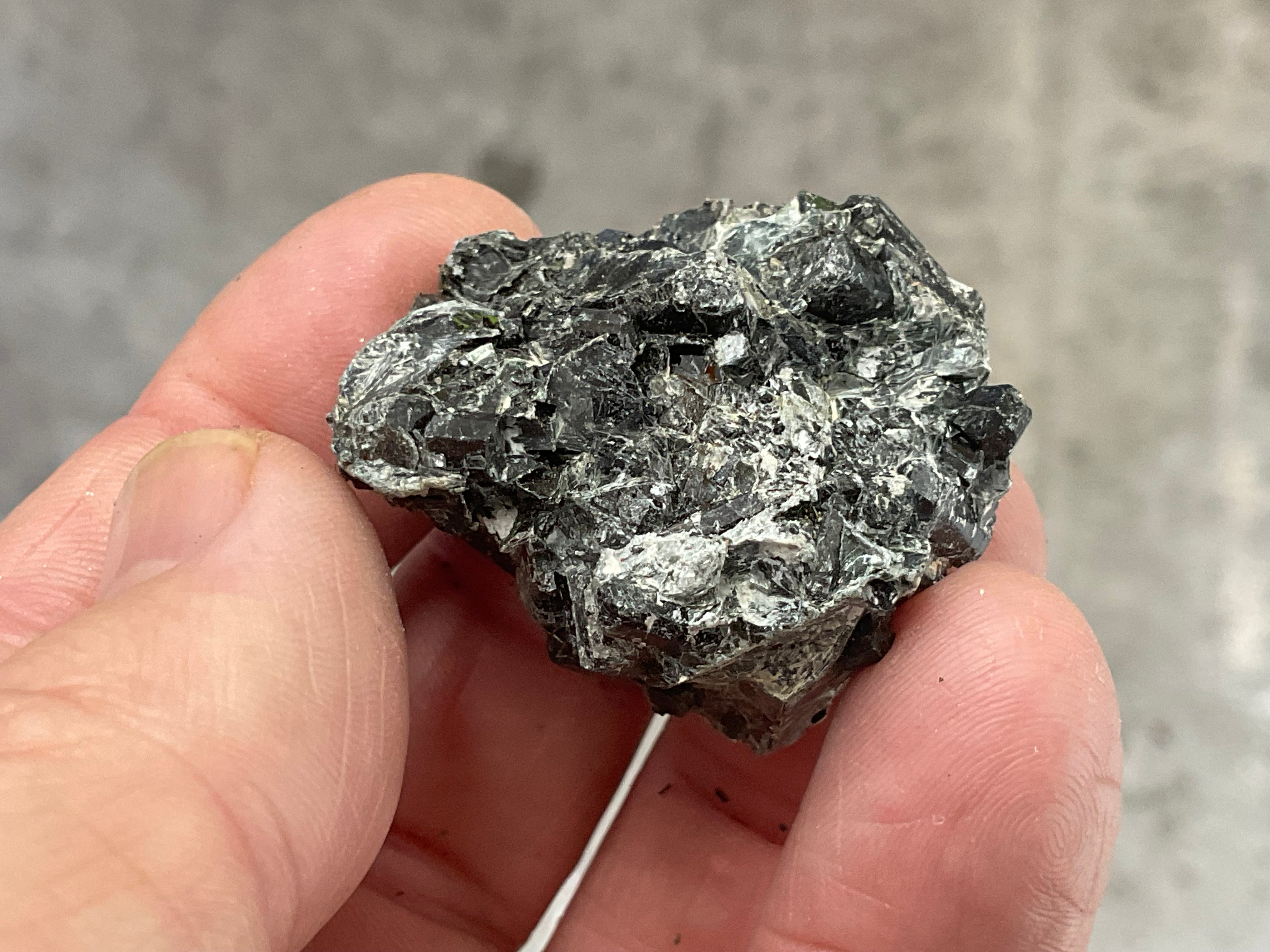 24g Black Dravite in Matrix Specimen 2A from Yinnietharra Western Australia