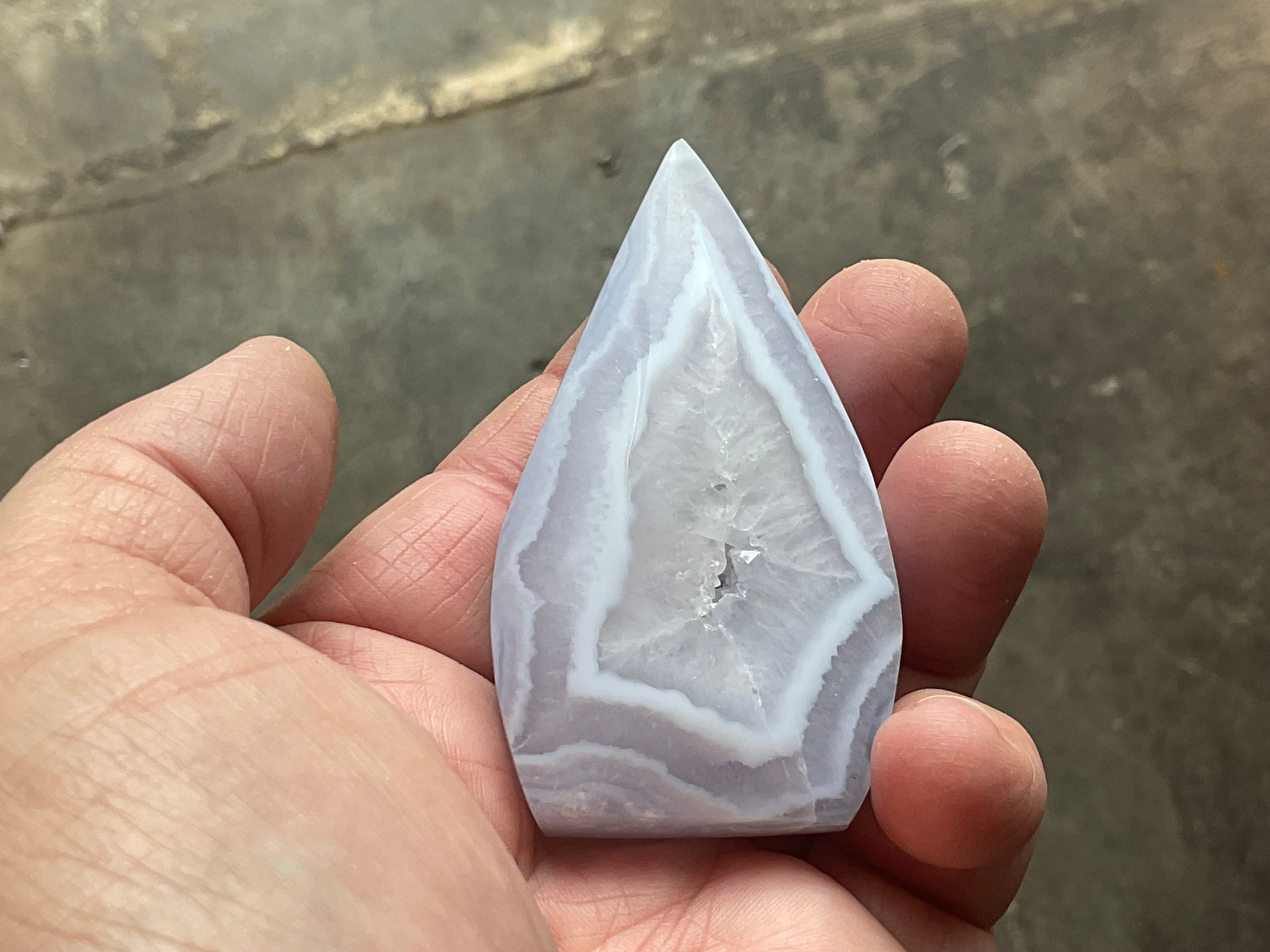 80g Blue Lace Agate Freeform 2A
