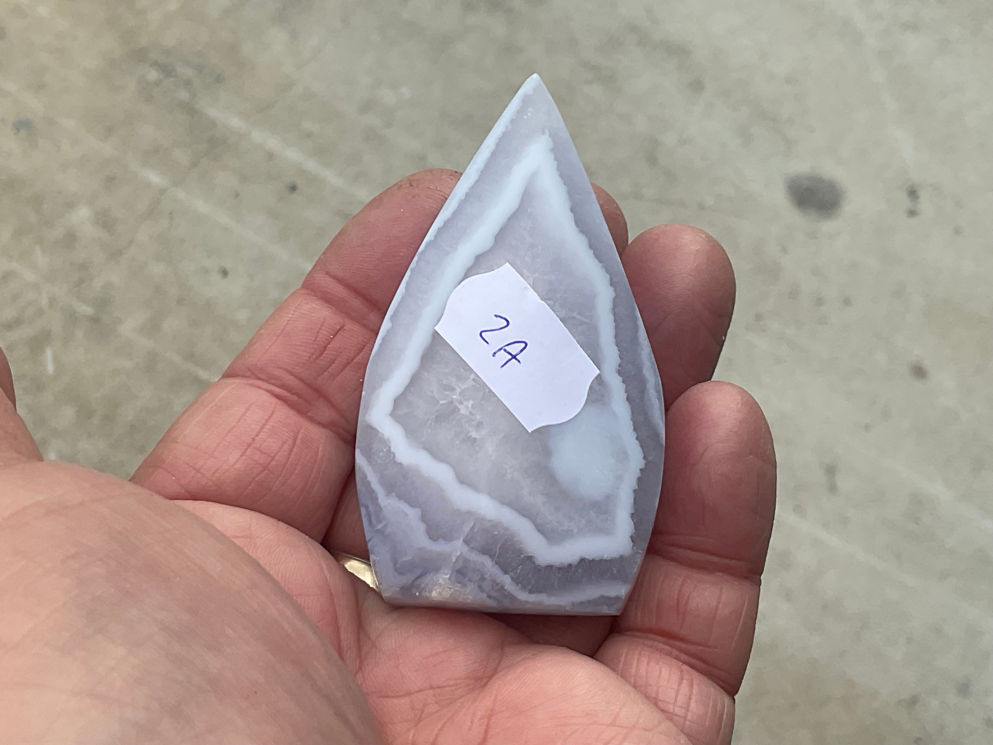 80g Blue Lace Agate Freeform 2A