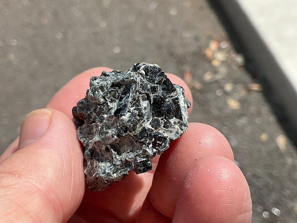 24g Black Dravite in Matrix Specimen 2A from Yinnietharra Western Australia