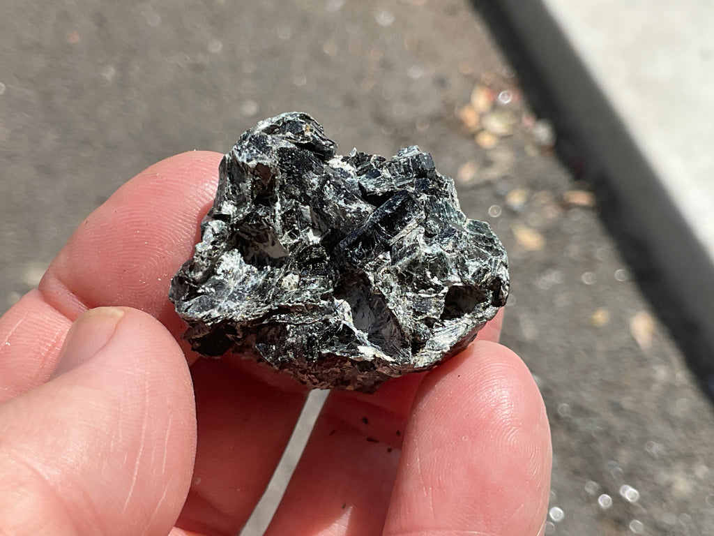 24g Black Dravite in Matrix Specimen 2A from Yinnietharra Western Australia
