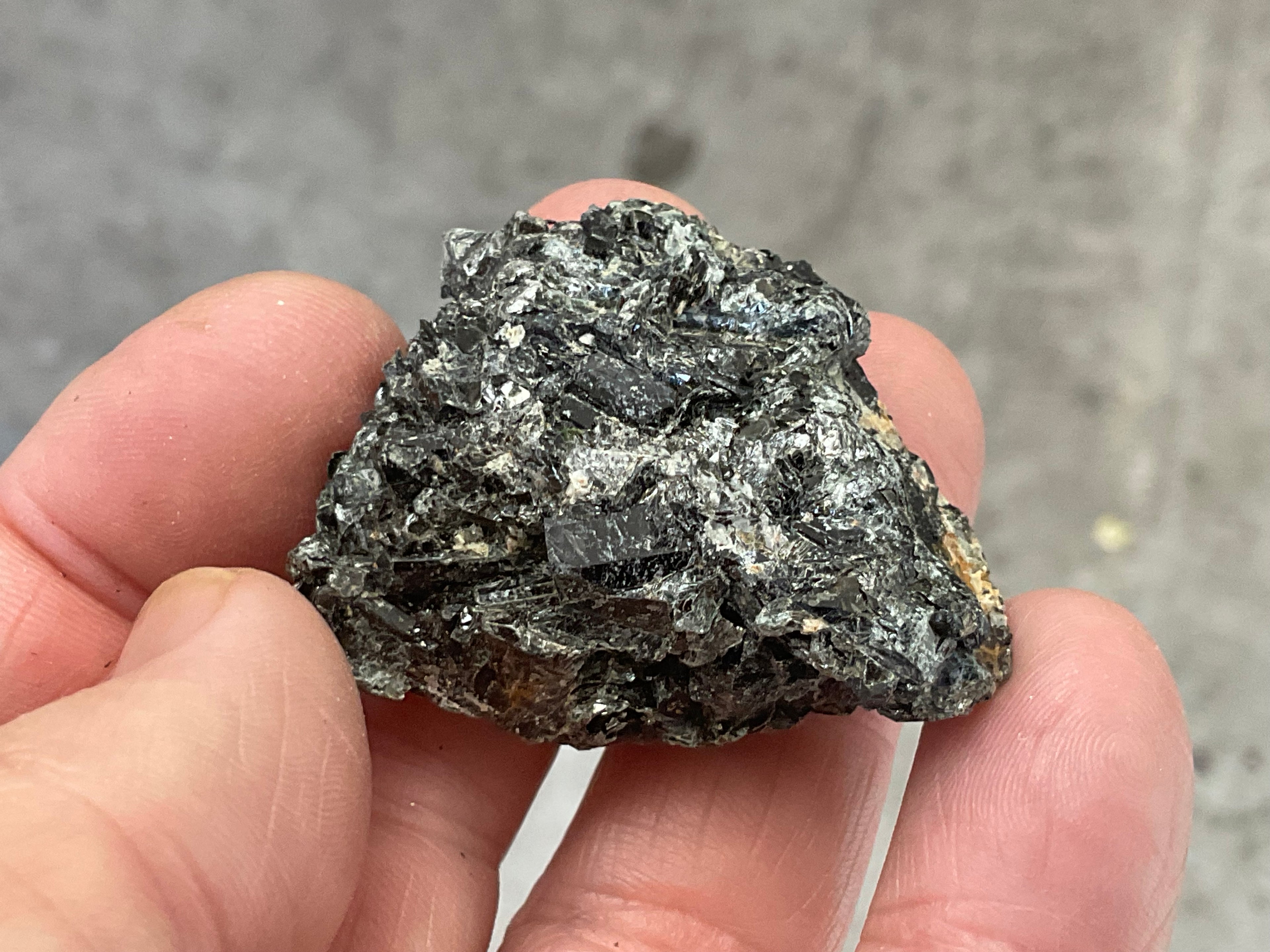 26g Black Dravite in Matrix Specimen 2B from Yinnietharra Western Australia