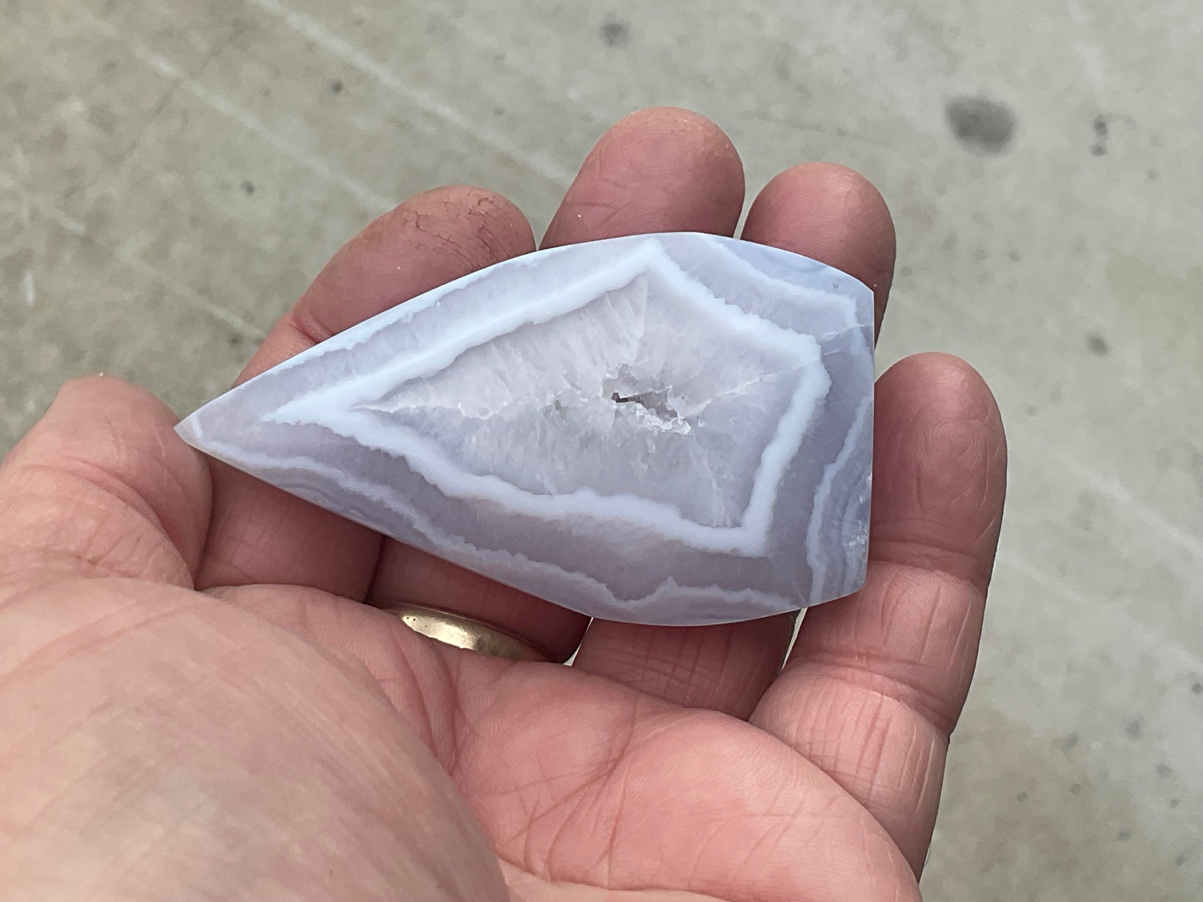 80g Blue Lace Agate Freeform 2A