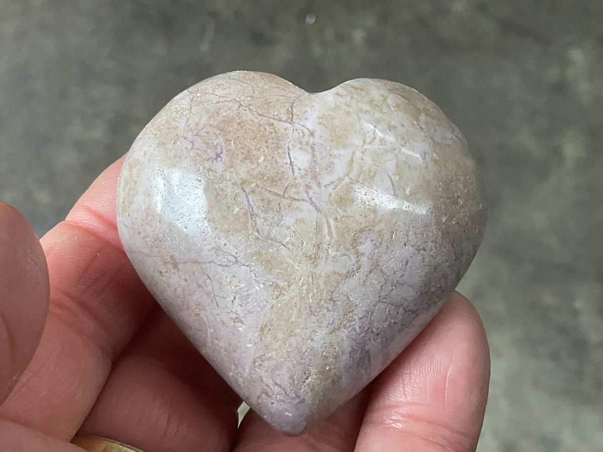 85g Phosphosiderite Heart C