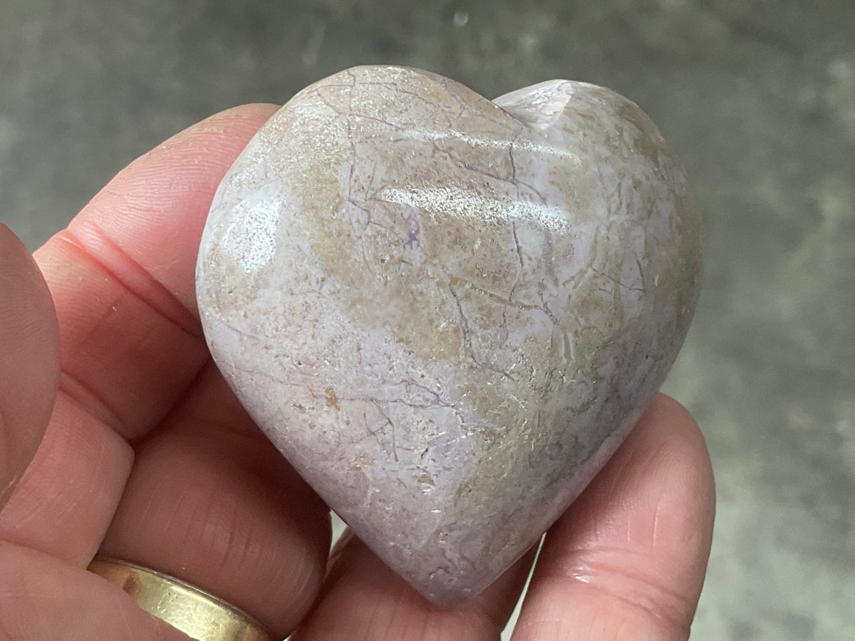 85g Phosphosiderite Heart C