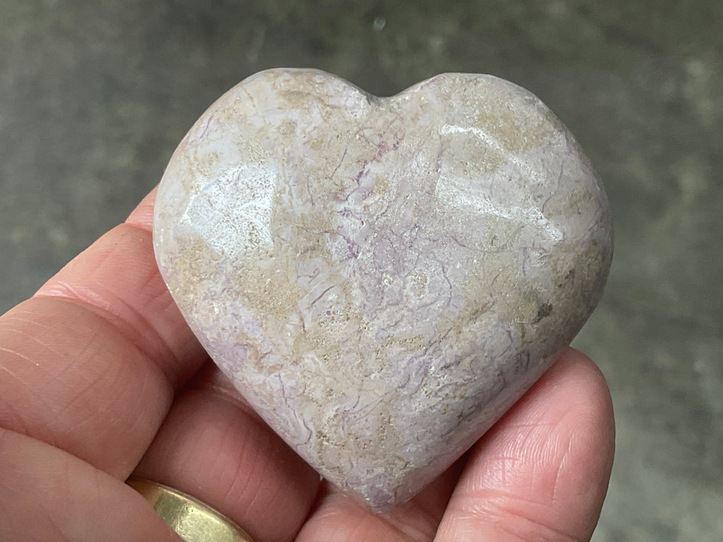 85g Phosphosiderite Heart C