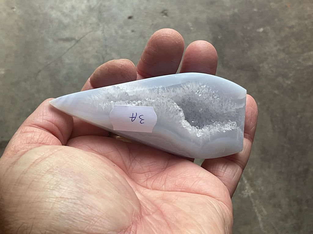 96g Blue Lace Agate Freeform 3A