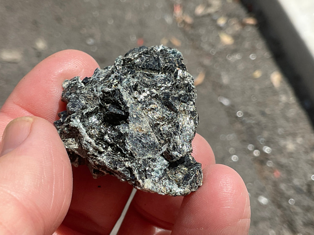 26g Black Dravite in Matrix Specimen 2B from Yinnietharra Western Australia