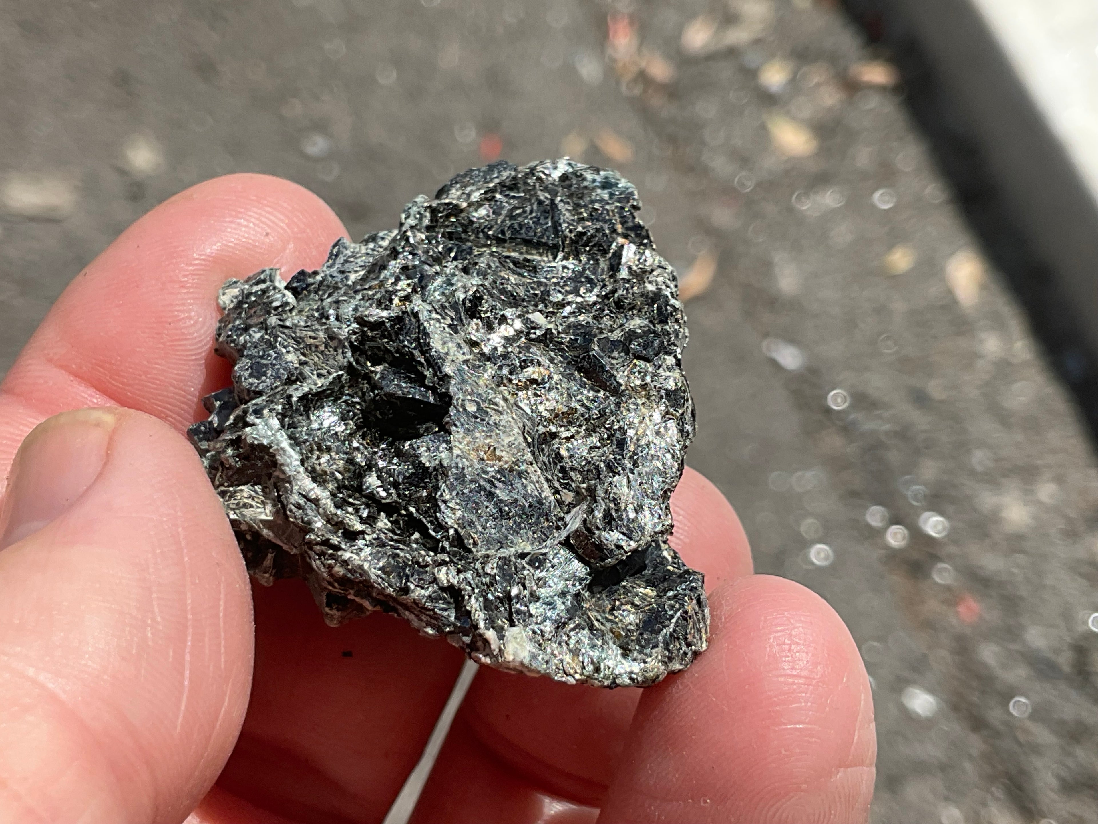26g Black Dravite in Matrix Specimen 2B from Yinnietharra Western Australia