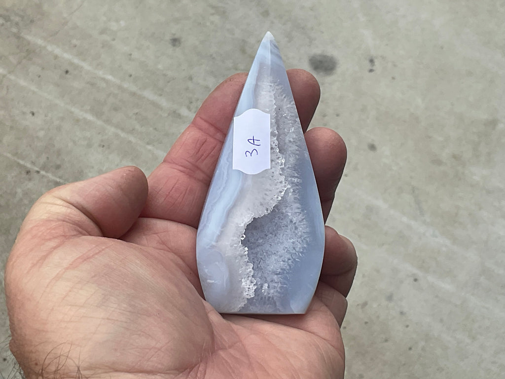 96g Blue Lace Agate Freeform 3A