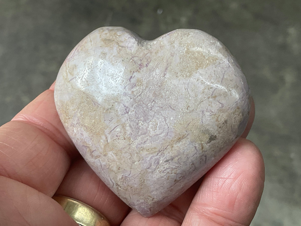 85g Phosphosiderite Heart C