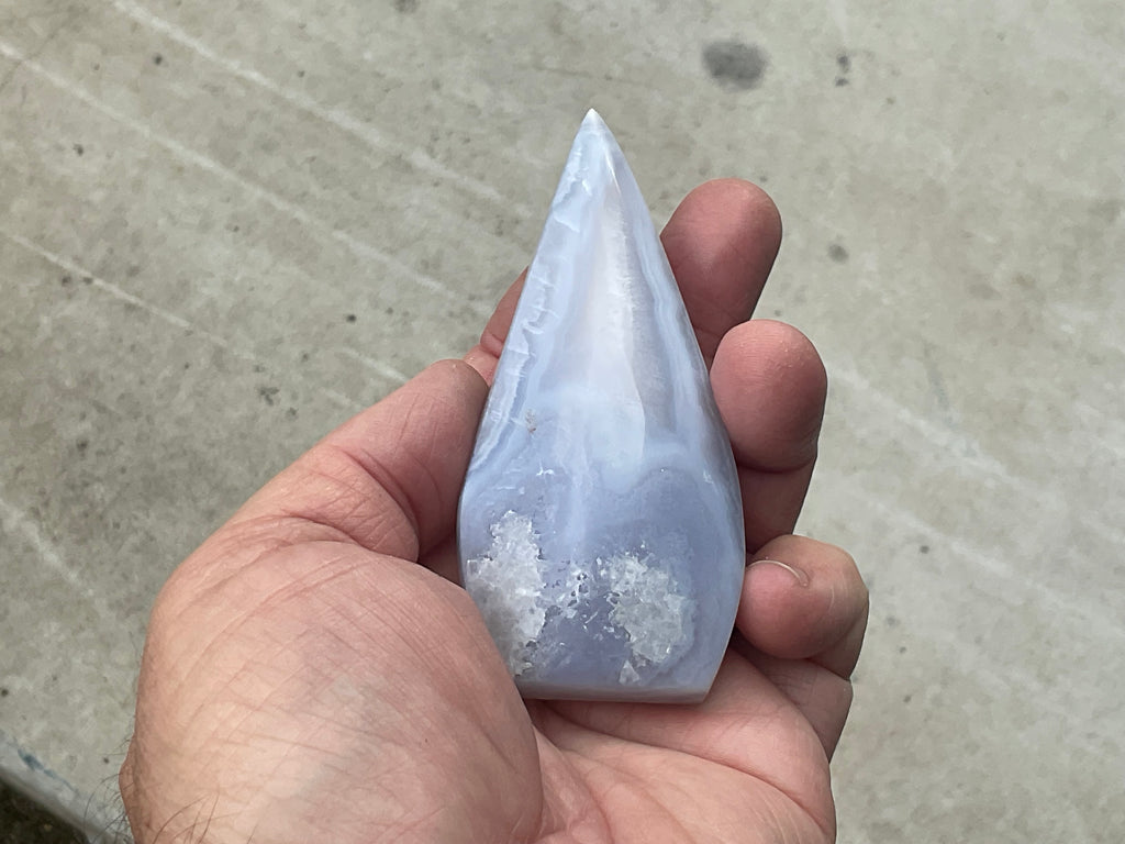 96g Blue Lace Agate Freeform 3A