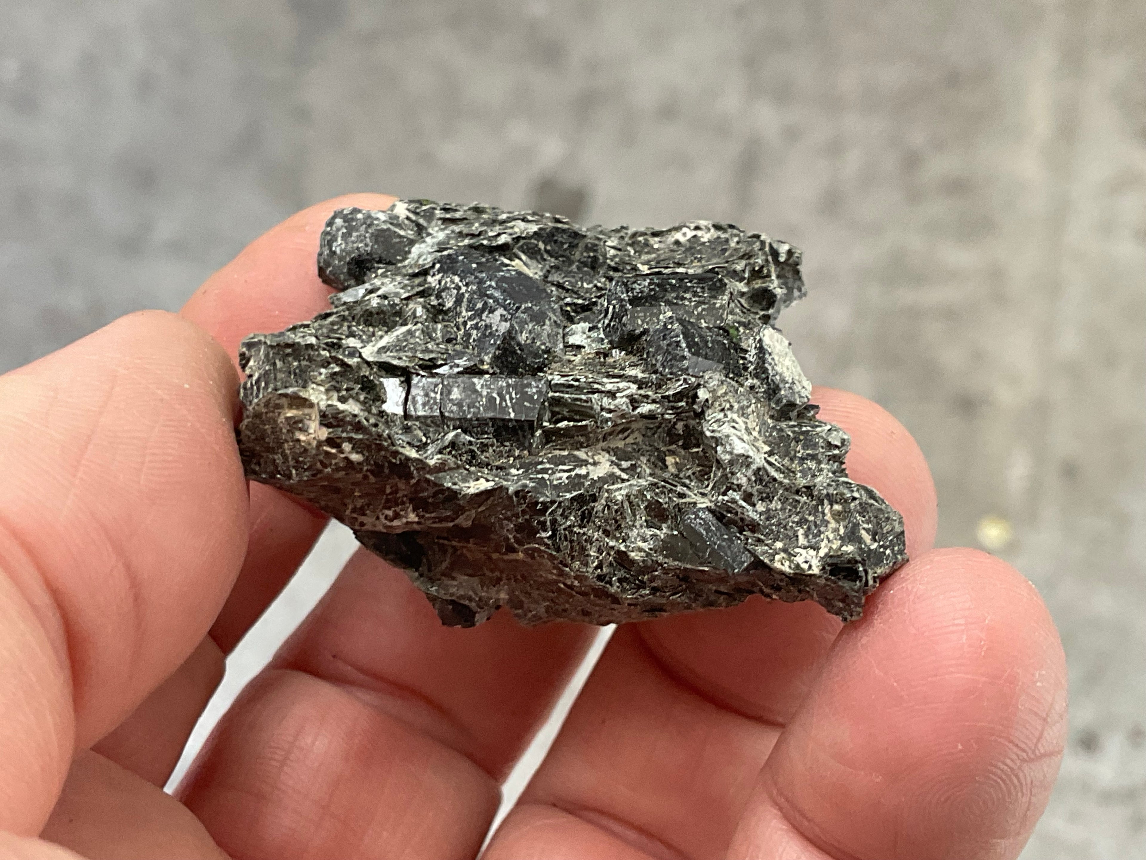 36g Black Dravite in Matrix Specimen 2C from Yinnietharra Western Australia