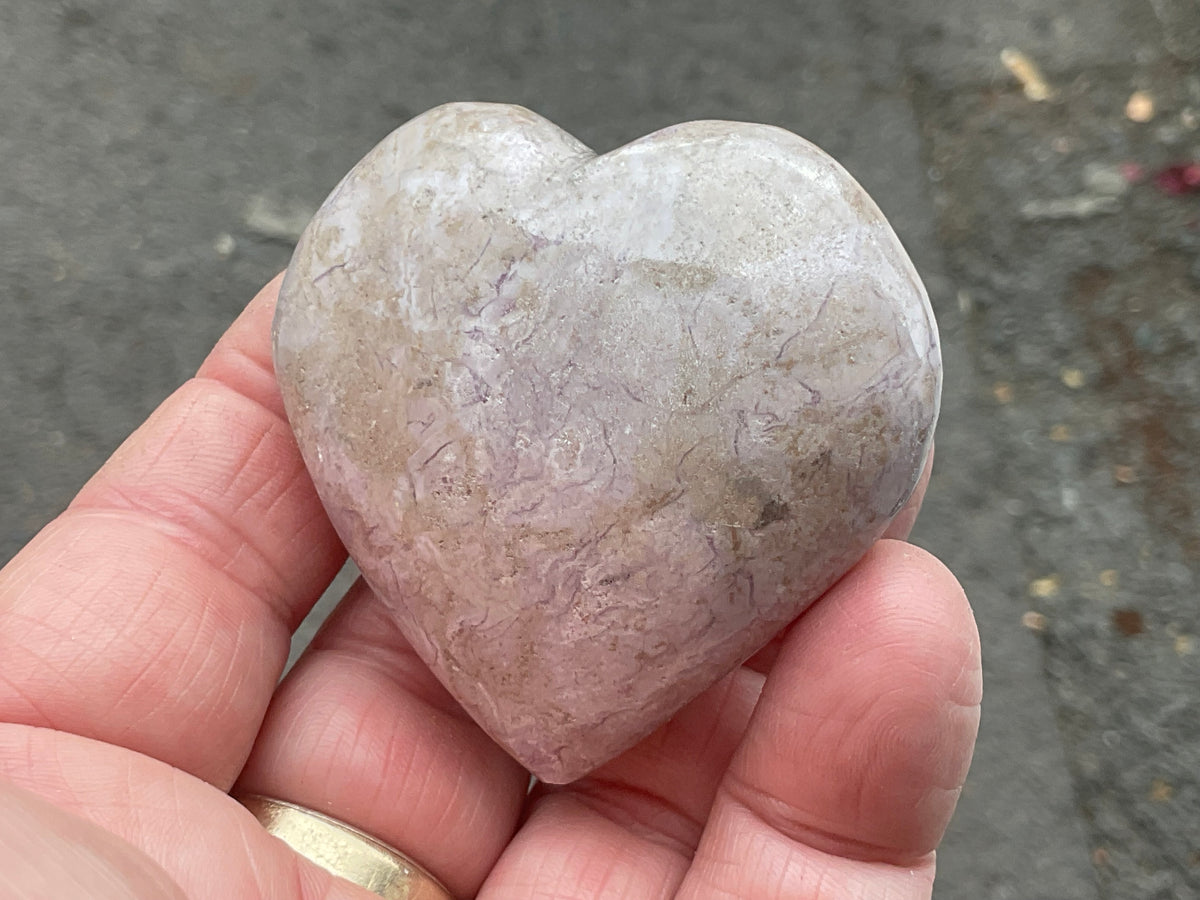 85g Phosphosiderite Heart C