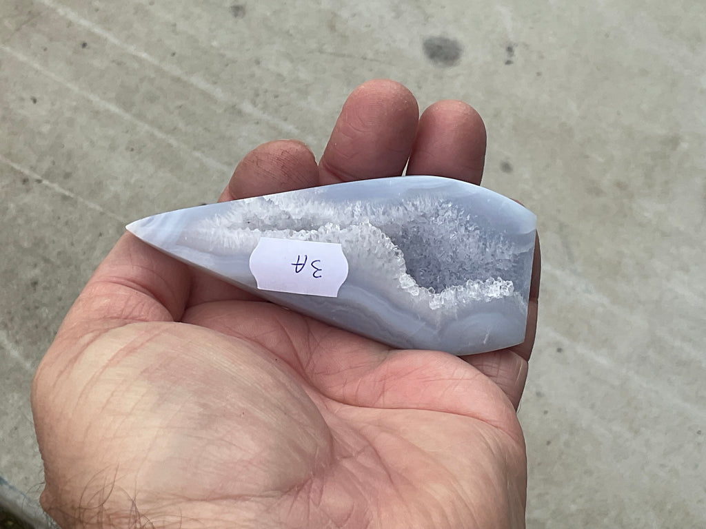 96g Blue Lace Agate Freeform 3A