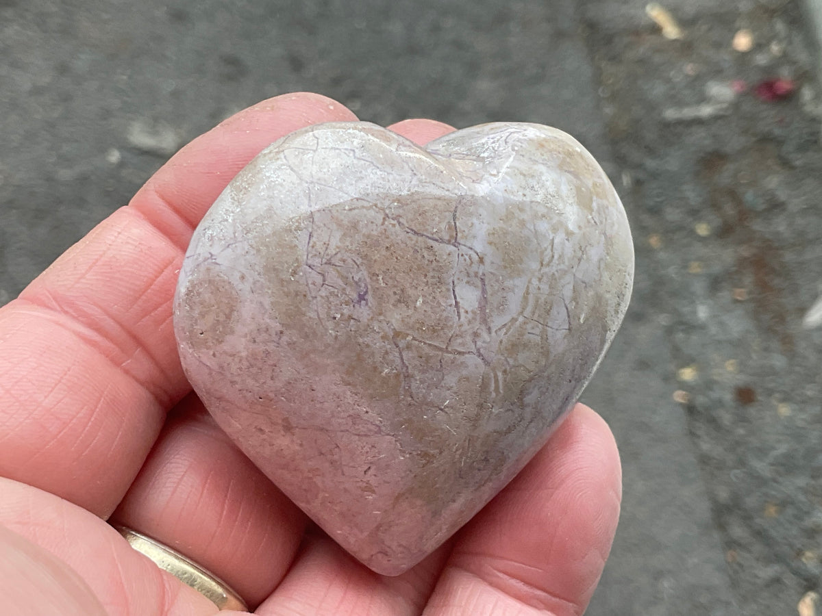 85g Phosphosiderite Heart C