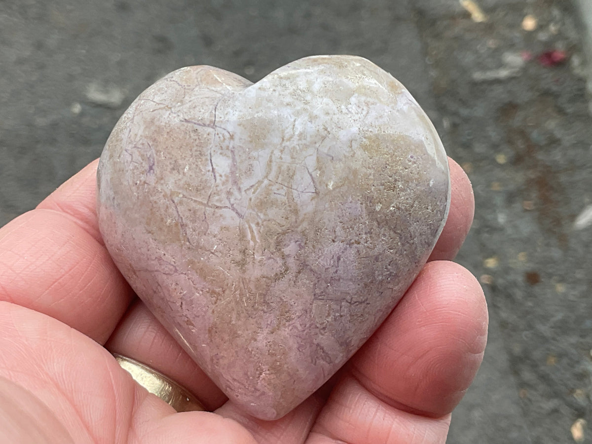 85g Phosphosiderite Heart C