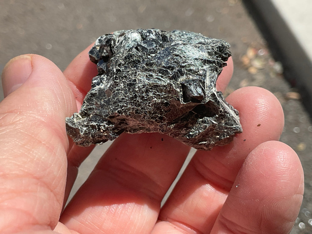 36g Black Dravite in Matrix Specimen 2C from Yinnietharra Western Australia