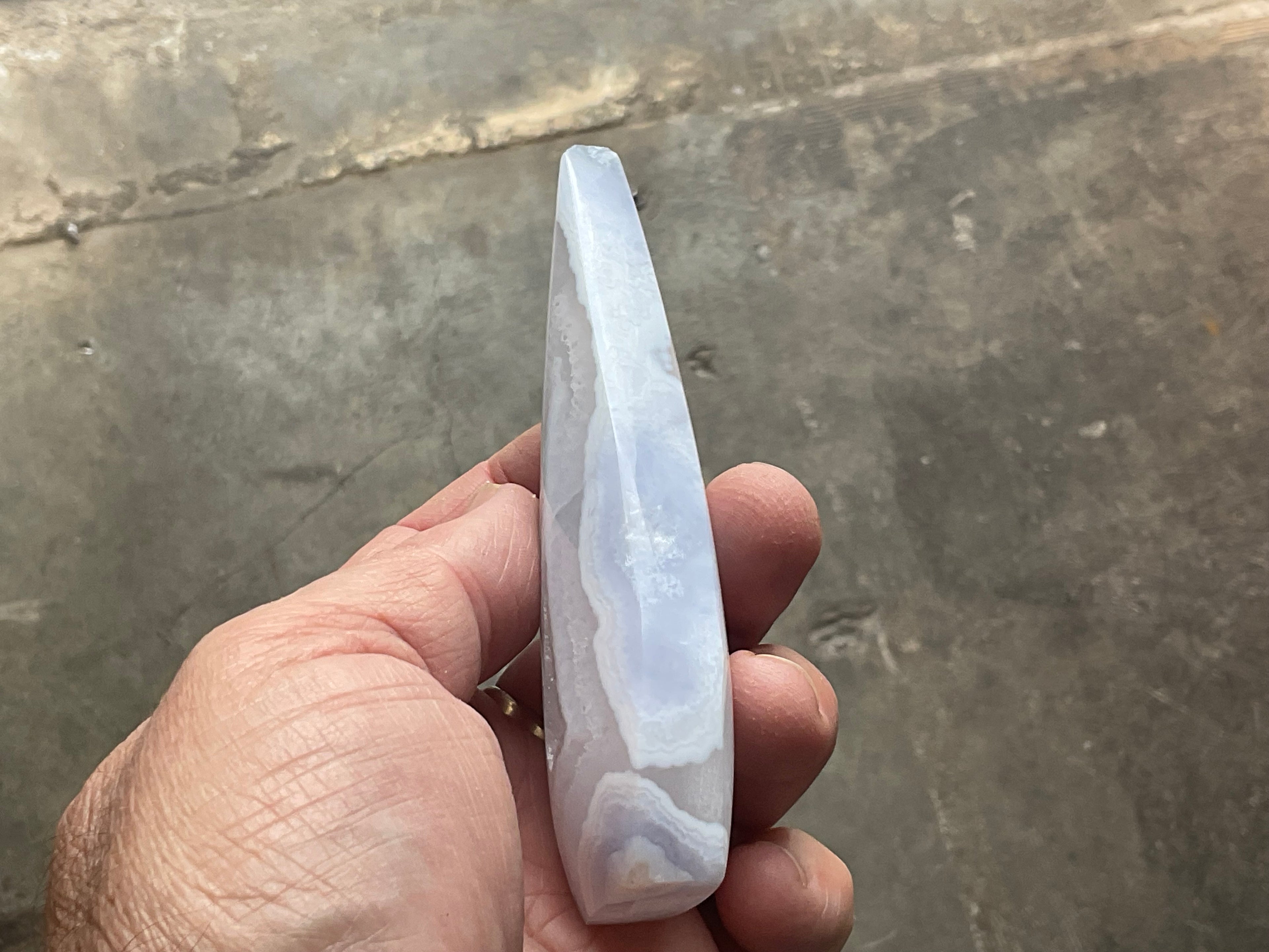 106g Blue Lace Agate Freeform 3C