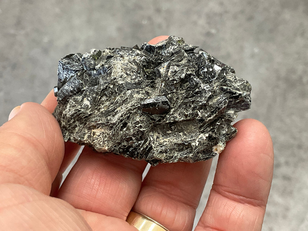 58g Black Dravite in Matrix Specimen 3A from Yinnietharra Western Australia