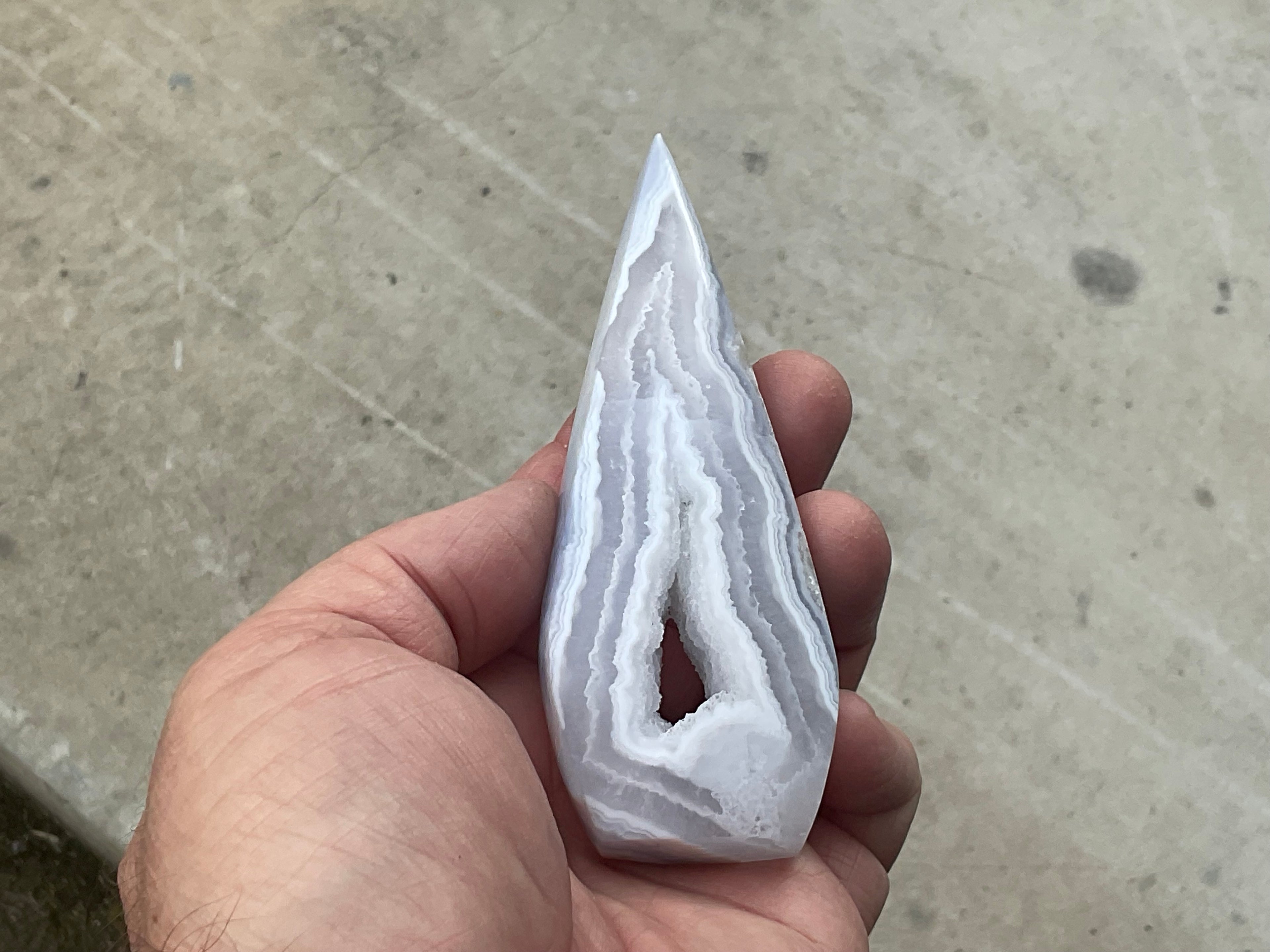106g Blue Lace Agate Freeform 3C