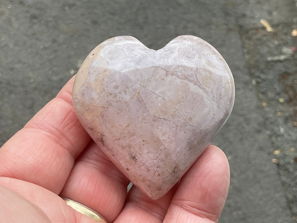 90g Phosphosiderite Heart D