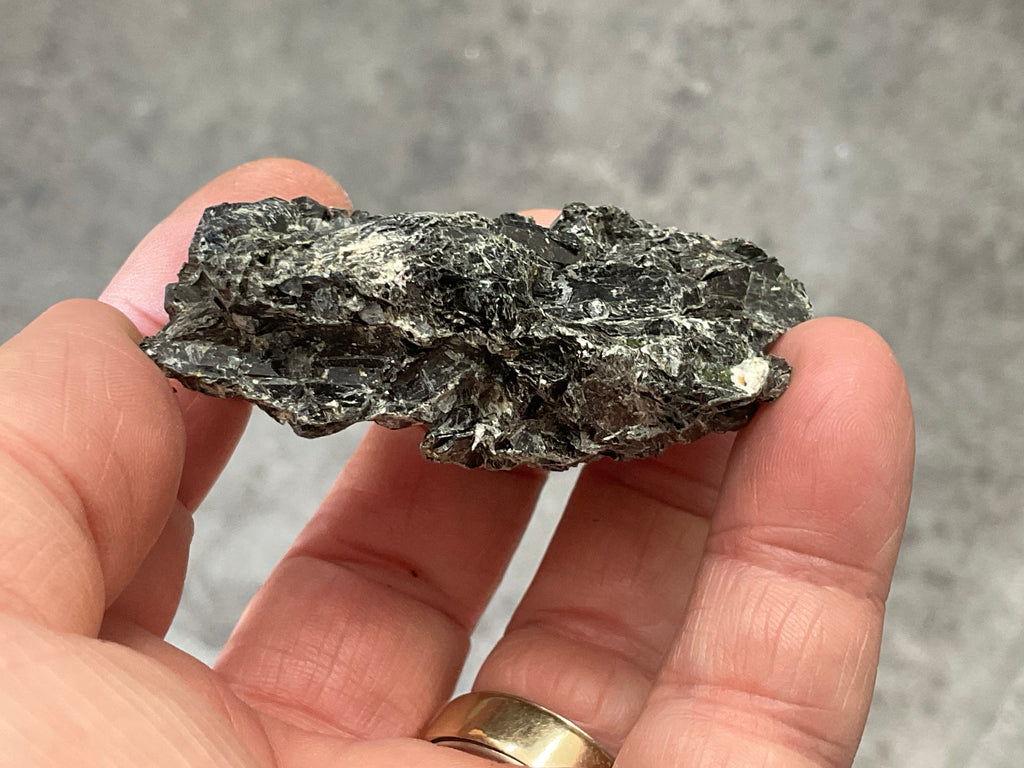 58g Black Dravite in Matrix Specimen 3A from Yinnietharra Western Australia