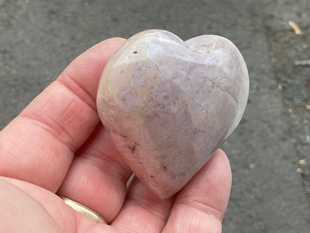 90g Phosphosiderite Heart D