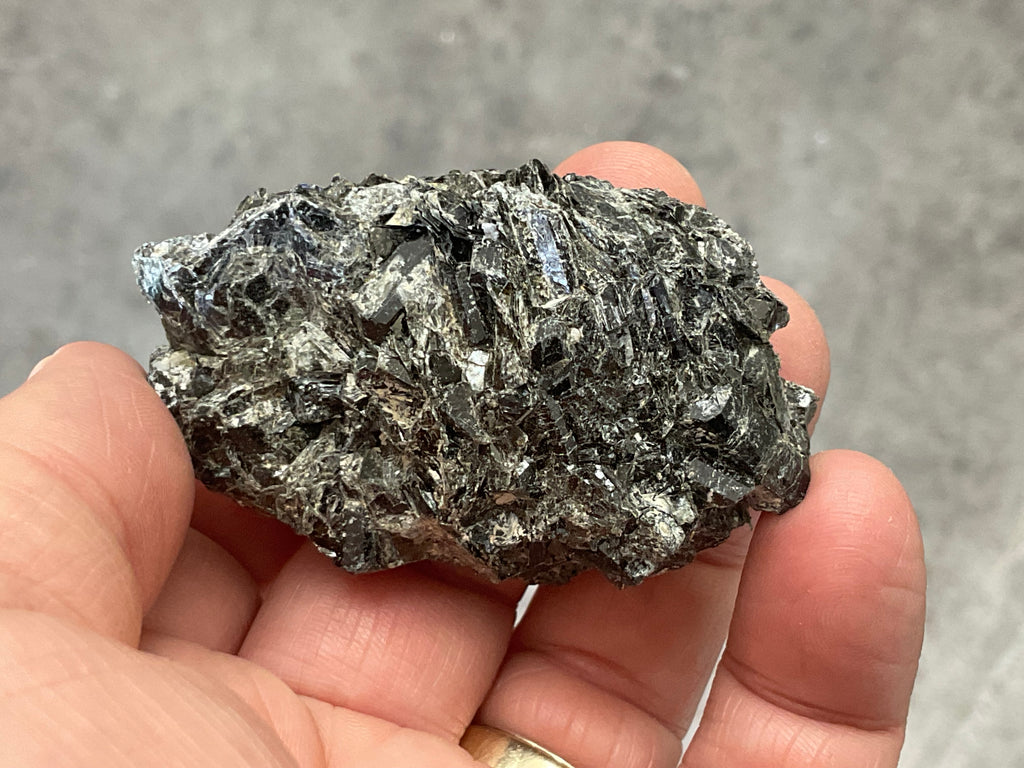 58g Black Dravite in Matrix Specimen 3A from Yinnietharra Western Australia