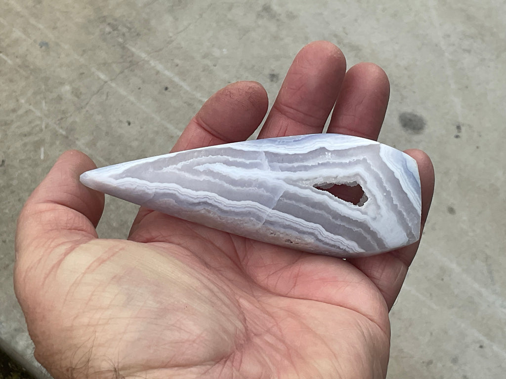 106g Blue Lace Agate Freeform 3C